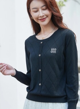 莱赛尔天丝秋冬款圆领春秋时尚女装长袖百搭90845