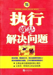 执行是解决问题 企业管理通俗读物励志与成功书籍 汪斌斌 金版