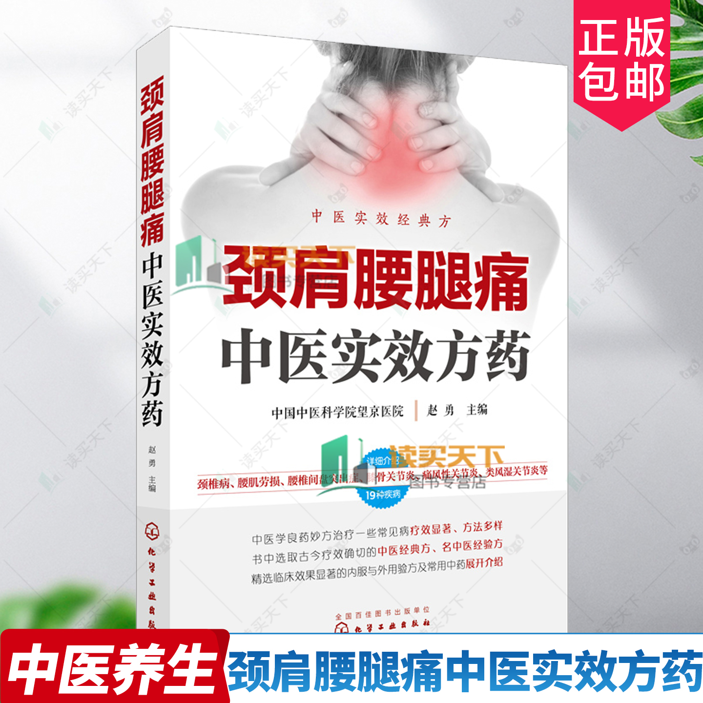 正版 颈肩腰腿痛中医实效方药 颈肩腰腿痛中法中医学穴位按摩康复训练临床中疗法化工出版社9787122323118