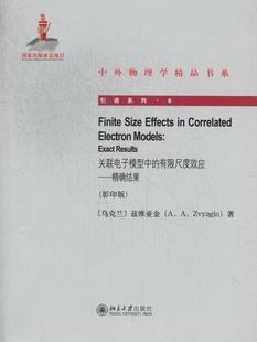 关联电子模型中的有限尺度效应:exact results兹维亚金 凝聚态物理学研究英文自然科学书籍