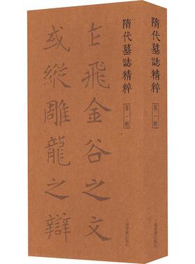隋代墓志精粹(辑)本社  历史书籍