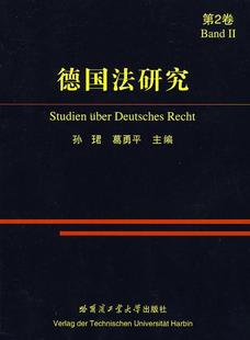 德国法研究 孙珺青年法律研究德国法律书籍 第2卷