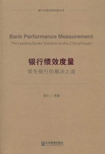银行绩效度量:银行的解决之道谭云 银行企业绩效研究经济书籍