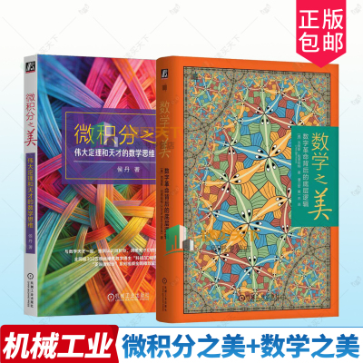 微积分之美 伟大定理和天才的数学思维+数学之美 数字革命背后的底层逻辑 侯丹 微积分科普书籍 机械工业出版社 9787111804567