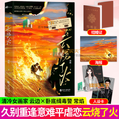 云烧了火 别跑 高燃悲情be美学代表作 久别重逢破镜重圆生死与共 云边常焰 现代都市 青春文学言情小说实体书 欣欣向爱