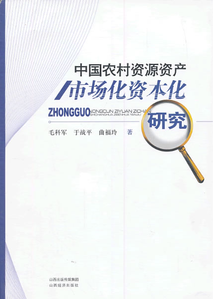 正版中国农村资源资产市场化资本化研究毛科军农业经济书籍