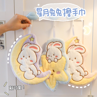 擦手巾可爱不掉毛家用儿童手帕