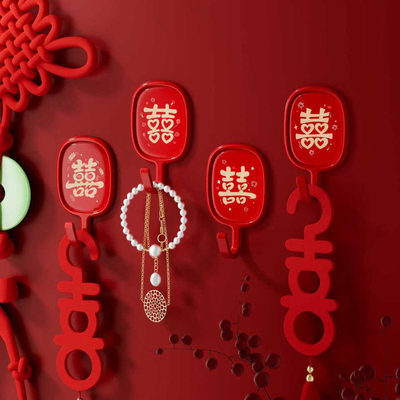 结婚新年红色喜庆挂钩