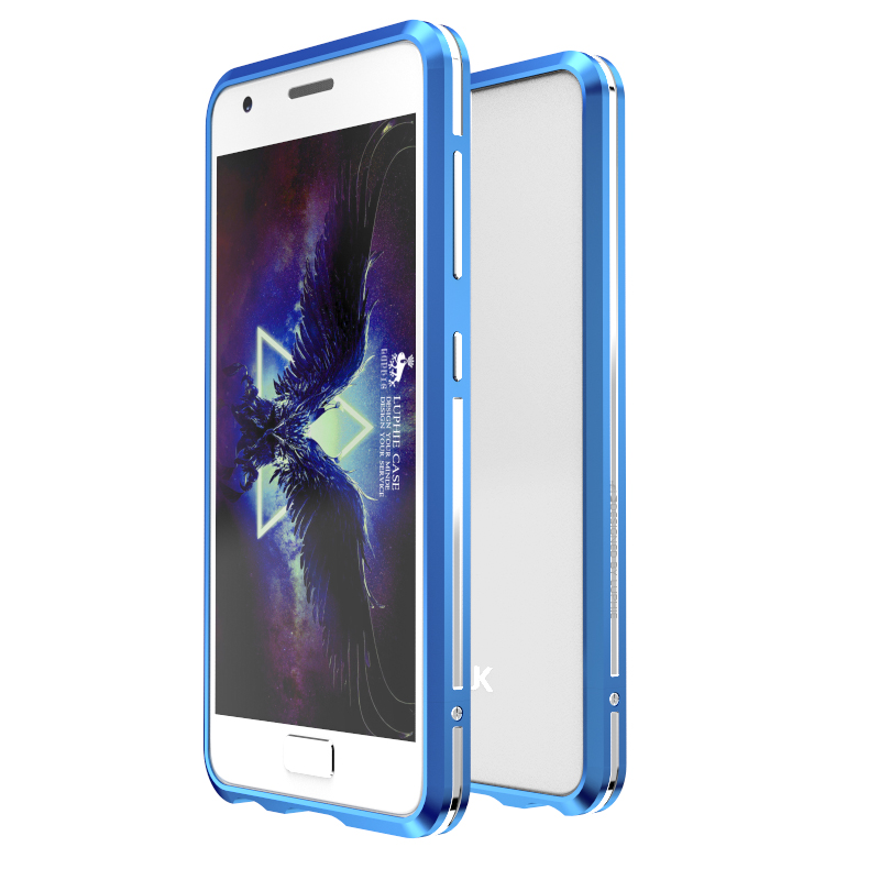 Luphie Bicolor Blade Sword Slim Light Aluminum Bumper Metal Shell Case for Lenovo ZUK Z2