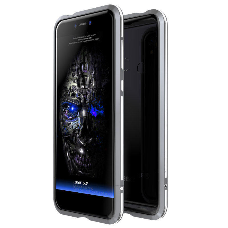 Luphie Bicolor Blade Sword Slim Light Aluminum Bumper Metal Shell Case for QIKU 360 N5S
