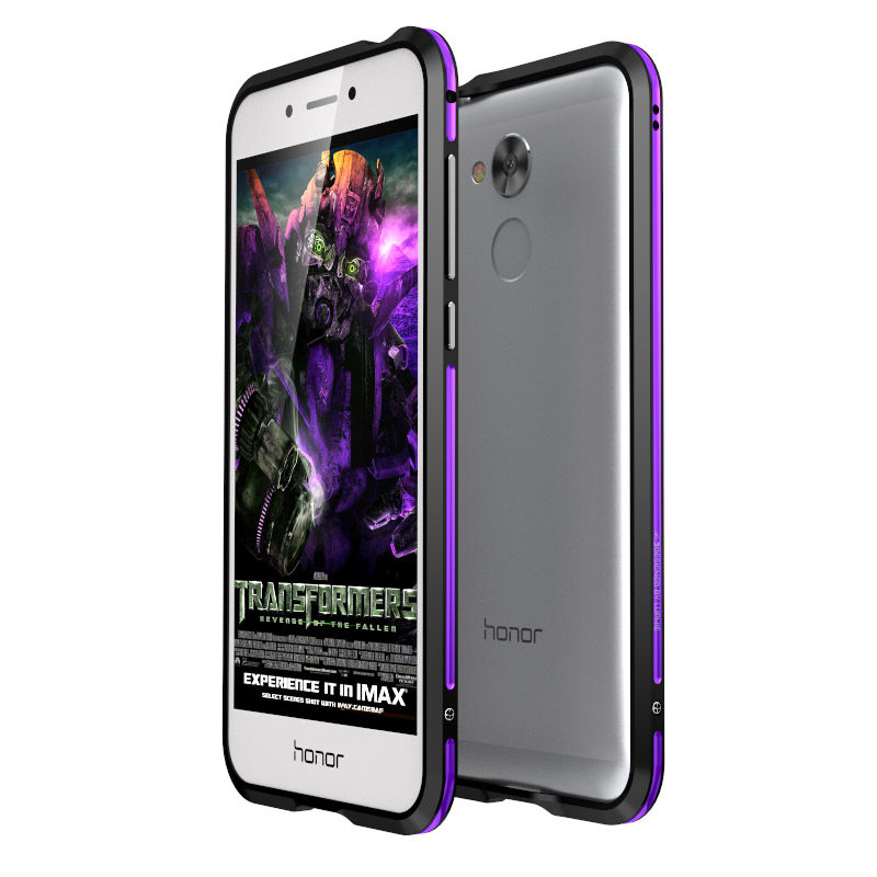 Luphie Bicolor Blade Sword Slim Light Aluminum Bumper Metal Shell Case for Huawei Honor 6A