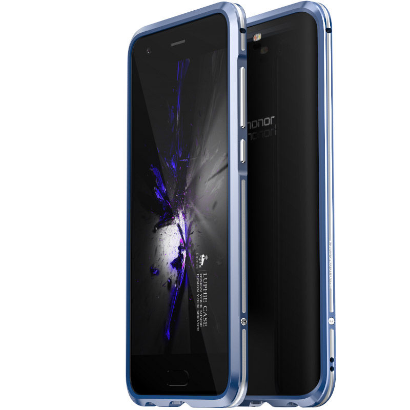 Luphie Bicolor Blade Sword Slim Light Aluminum Bumper Metal Shell Case for Huawei Honor 9