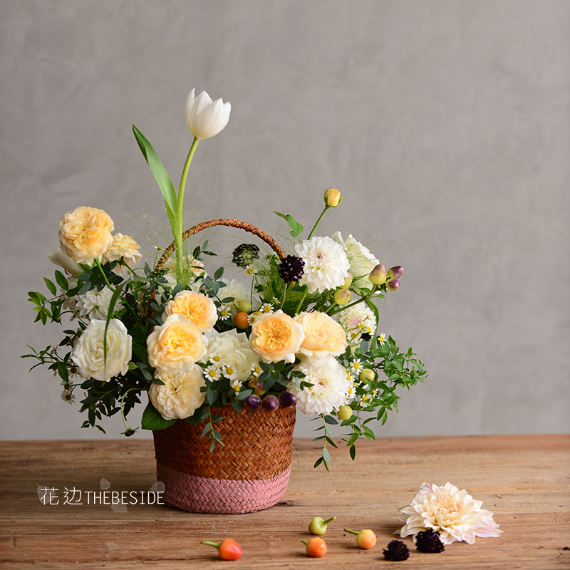 父亲节北京礼物花篮玫瑰