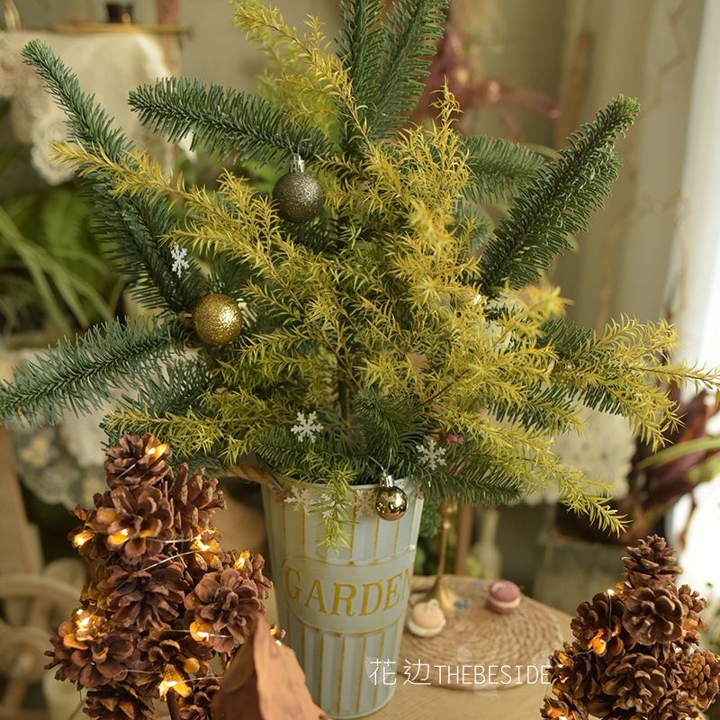 花边THEBESIDE 进口诺贝松桌花 含花桶 北京圣诞节礼物 观赏期长