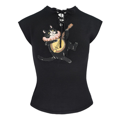 JUNGLEME2025新款绑带针织衫