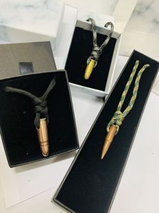 真子弹头项链吊坠定制军人军恋礼物战狼同款夏令营素质拓展纪念品