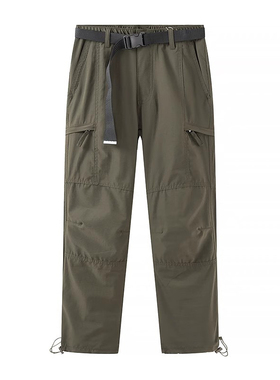 男装 2024夏季新款轻盈透气防泼水宽松工装休闲裤直筒长裤 404131