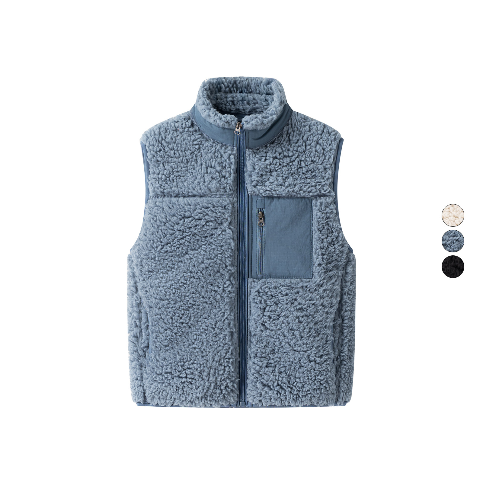 童装/男童/女童 2024冬季新款 仿羊羔毛抓绒保暖马甲背心 477578