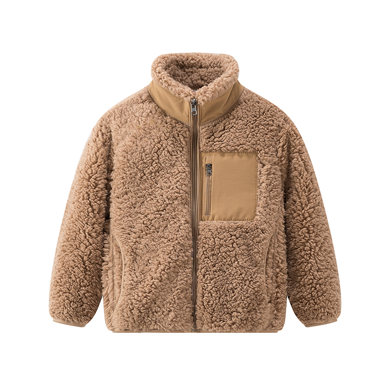 童装立领长袖夹克外套