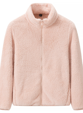 女装 冬季新款 长绒摇粒绒立领保暖夹克开衫外套 428330/479611