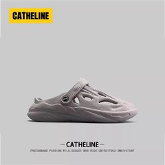 美国CATheline包头拖鞋男外穿潮牌夏季软底踩屎感涉水洞洞鞋男款