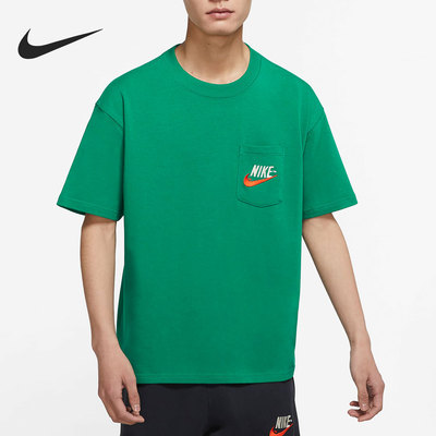 Nike/耐克正品男子印花训练透气圆领刺绣宽松运动T恤DM6426-365