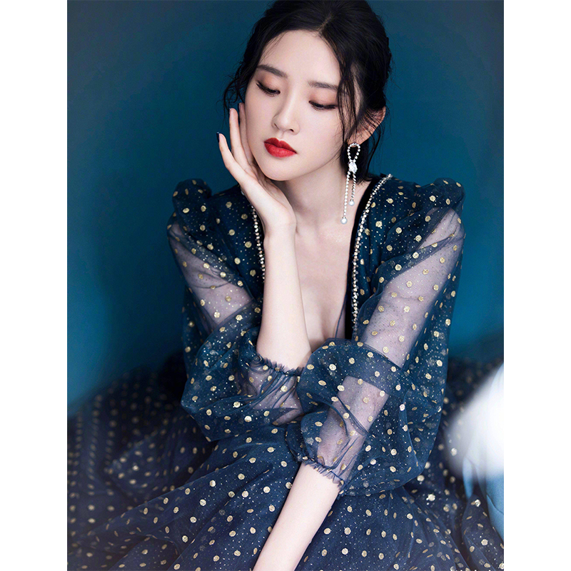 唐艺昕高清超大海报定制墙贴写真相纸挂画无框画虎啸龙吟独步天下