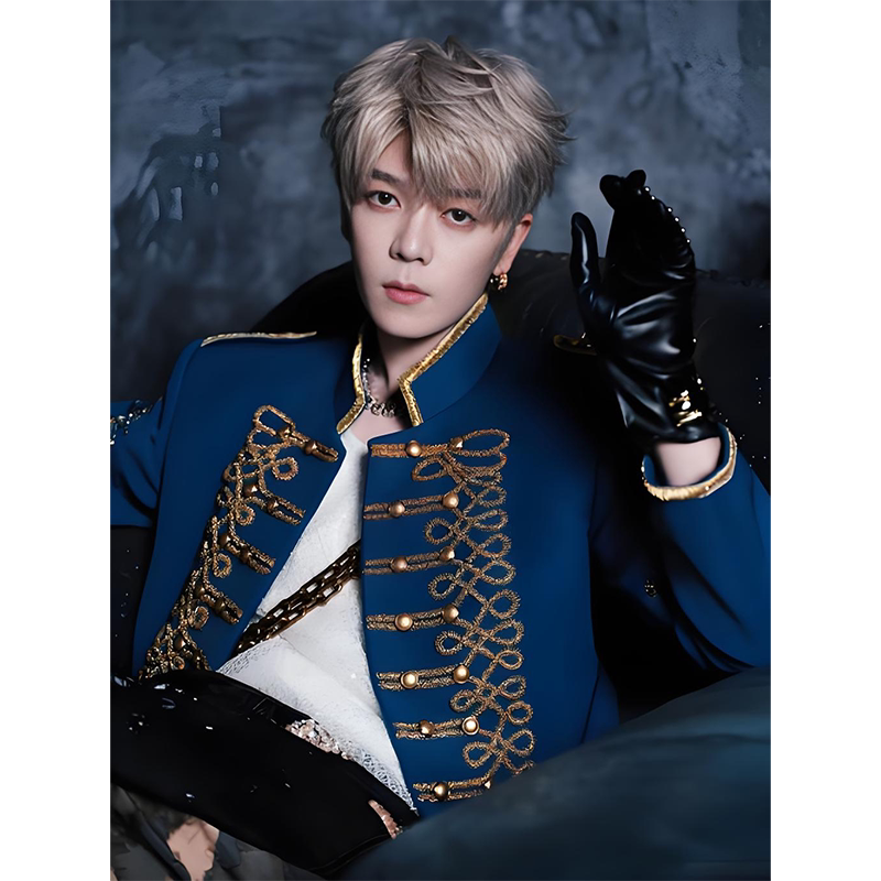 王栎鑫高清超大海报定制墙贴写真相纸挂画无框画爱的帕斯卡卧鱼