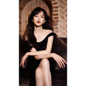 唐嫣高清海报定做电影写真挂画相纸一墙之隔九层妖塔露水红颜相框