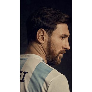 梅西高清海报定制挂画相纸写真体育FIFA世界杯阿根廷足球明星图21