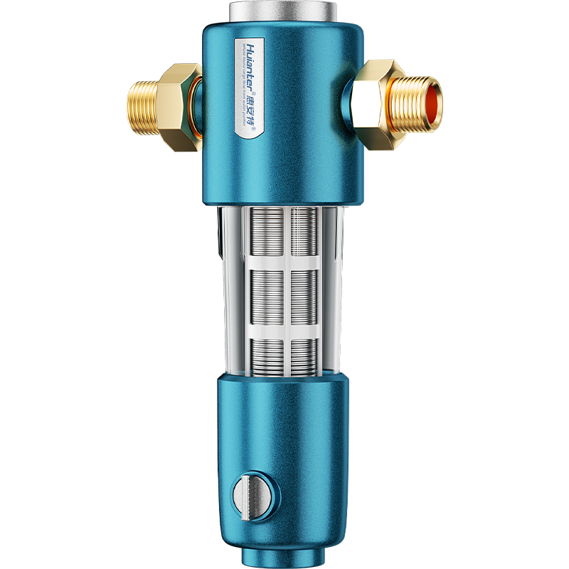 惠安特自来水前置过滤器刮洗反冲洗家用净水器全屋中央滤水器全铜
