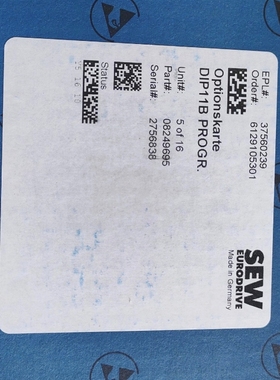 SEW通讯卡DIP11B全新原装