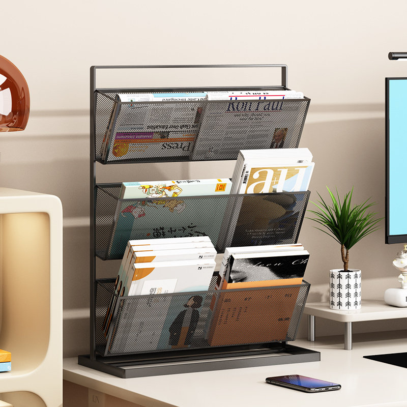 杂志架桌面资料架展示架书报置物架单页展架多层文件架办公文件收纳盒目录架报纸报刊架酒店前台宣传架,文具电教/文化用品/商务用品,书报架/展示架,淘宝优惠券,粉丝福利购,淘宝优惠卷