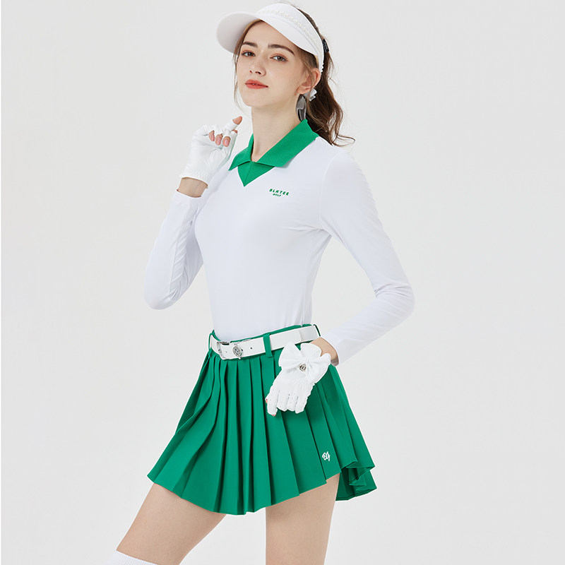 新款高尔夫女装球服装女上衣长袖时尚户外运动golf衣服速干高端韩