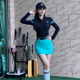 修身 短裙套装 运动速干球衣女高端衣服女 女上衣长袖 BG高尔夫服装