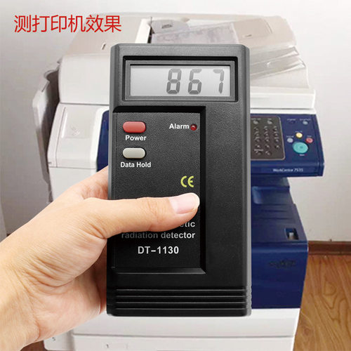 Electrical radiation measuring instrument, detector, printer
