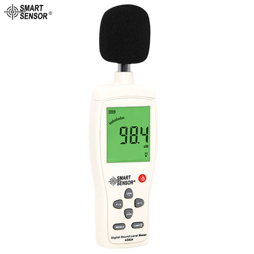 AS824 digital noise detector decibel meter数字噪音计检测仪