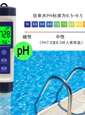 5-in-1 Saltiness Meter Waterproof Salinity Meter Detector