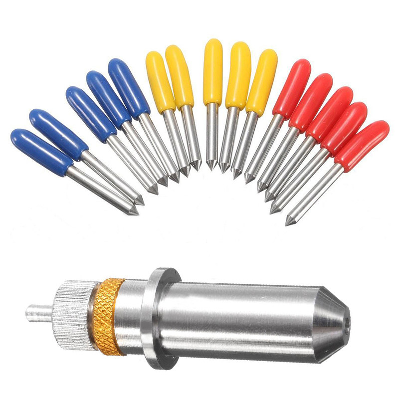 15pcs Aluminum Alloy Cutting Plotter Holder with 30/45/60