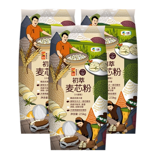 中粮初萃低糖多用途通用中筋小麦面粉荞麦包吃饺子条平稳家用无忧