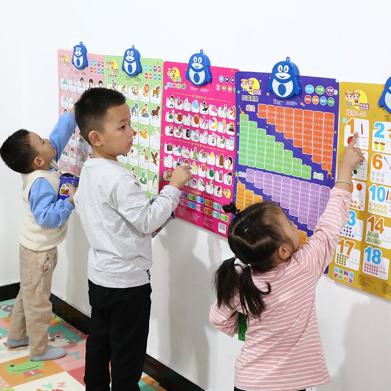 乖宝宝升级大图点读有声挂图幼儿认知汉字学习儿童玩具一件代发
