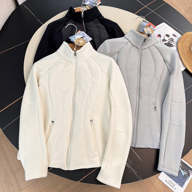 立领小蛮腰轻薄保暖修身显瘦百搭羽绒服女秋冬季外套运动外套内胆