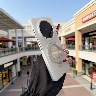 360度旋转支架手机壳vivox fold5折叠屏保护套适用新款磨砂双中轴vivo X Fold3 pro外壳高级感防摔硬壳男女款