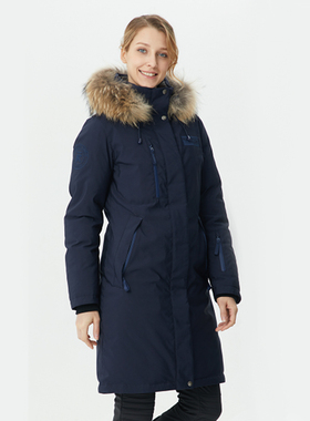 RUNNING RIVER奔流 女士中长款棉服 冬季 保暖外套D6171D8141