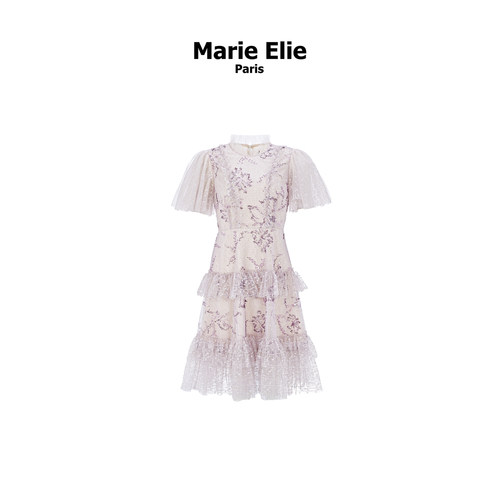 Marie Elie珞勒花慕连衣裙ETAD21M11170