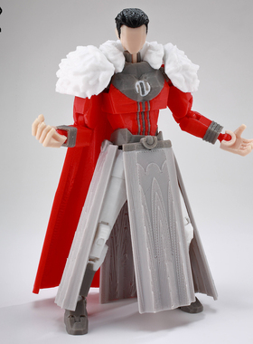 9L3D多关节可动人偶无敌少侠帝王马克幸运13手办玩具拼装模型礼物