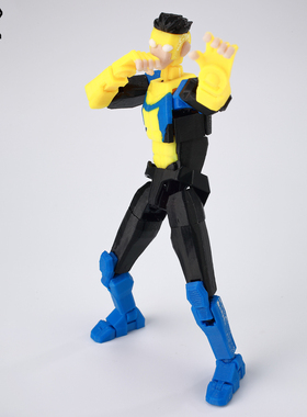 正版9L3D多关节可动人偶无敌少侠战争主宇宙无披风马克幸运13手办