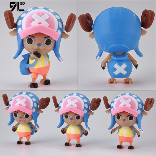 海贼王9L3D打印人偶关节可动微笑乔巴模型幸运13手办平价桌面摆件