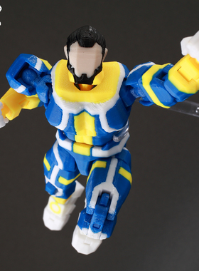 正版9L3D关节可动人偶无敌少侠战争复生侠幸运周边手办礼物优质版