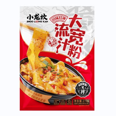 小龙坎川味红油流汁大宽粉270g*1袋